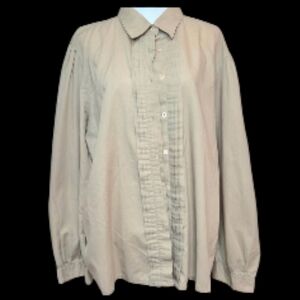 Witt Classic Tan Button-Down Shirt for Women's Vtg.